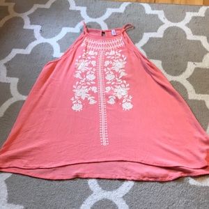Xhilaration pink/coral tank top